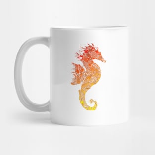 Sunrise Mandala Seahorse Mug